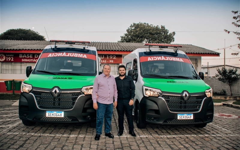 Duas novas ambulâncias vão reforçar atendimento de Saúde