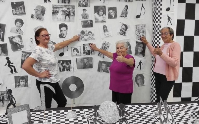 Grupos da Melhor Idade retornam às atividades com Festa Retrô