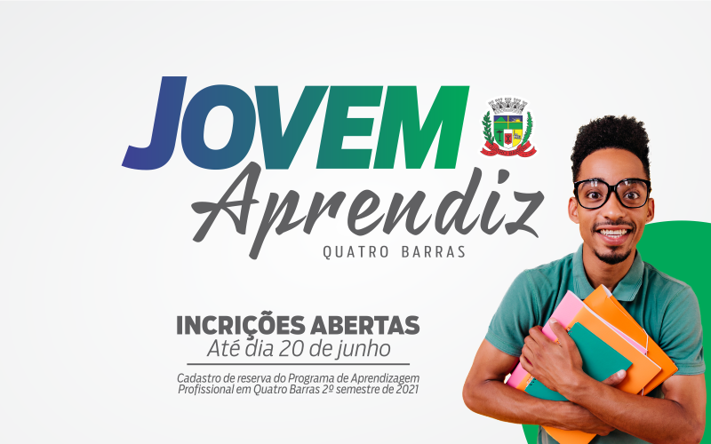 Quatro Barras: Inscrições para o Programa Jovem Aprendiz estão abertas 