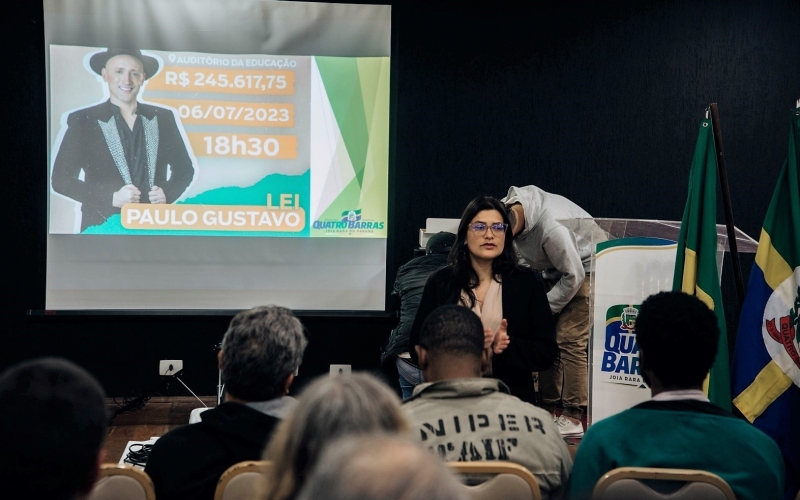 Quatro Barras realiza 2ª Audiência Pública sobre a Lei Paulo Gustavo