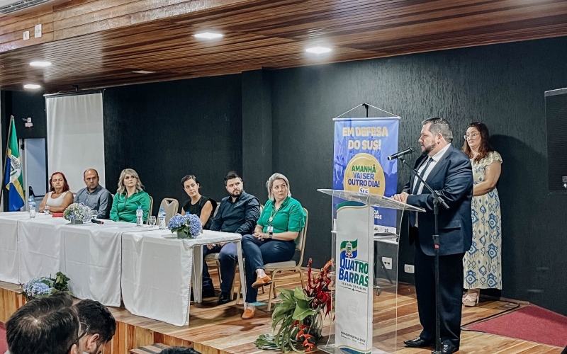 Após eventos preparatórios nos bairros, Quatro Barras realiza Conferência Municipal de Saúde