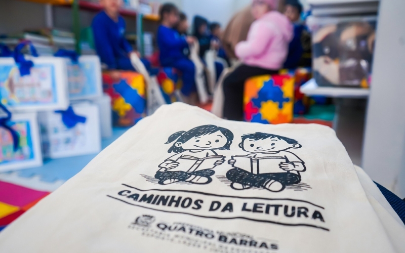 Pequenos leitores: Projeto Caminhos da Leitura incentiva hábito na escola e em casa, junto com as famílias