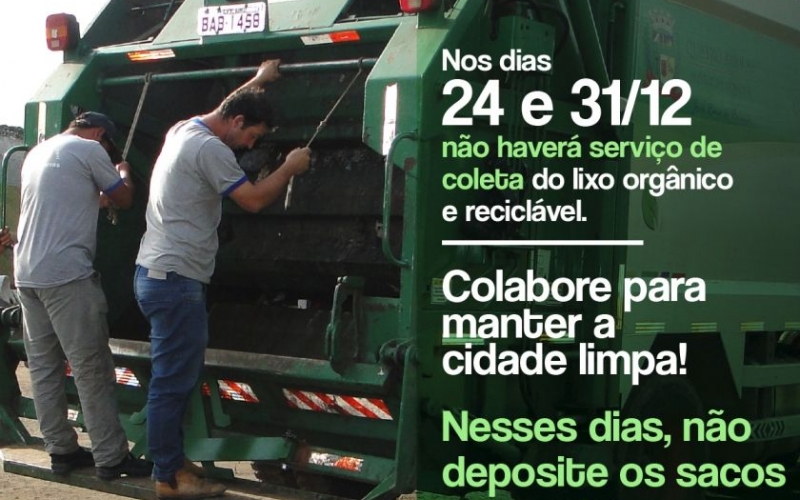 COMUNICADO - Coleta de lixo
