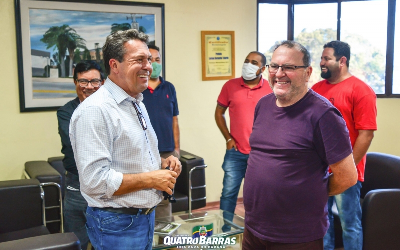 Tolardo recebe visita do Secretário de Estado Márcio Nunes 