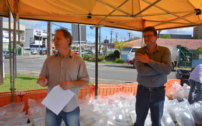 PREFEITURA PROMOVE ENTREGA DE 50 MIL ALEVINOS PARA 40 AGRICULTORES FAMILIARES