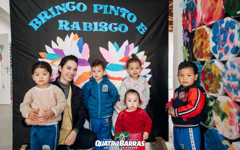 Projeto desperta olhar e gosto pela arte no CMEI Tia Cice