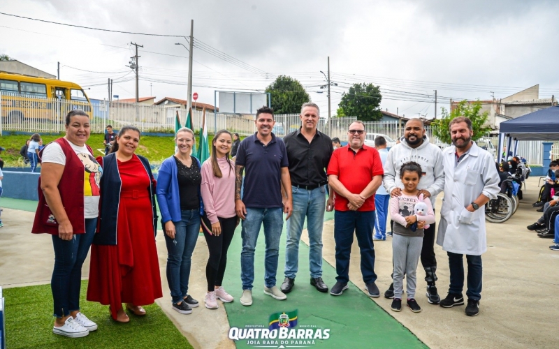 Escola Especial Joanna Valache reinaugura quadra de golfe com torneio intermunicipal