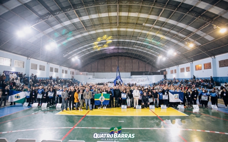 Em evento emocionante, Quatro Barras abre oficialmente a Fase Regional dos 68º Jogos Escolares do Paraná