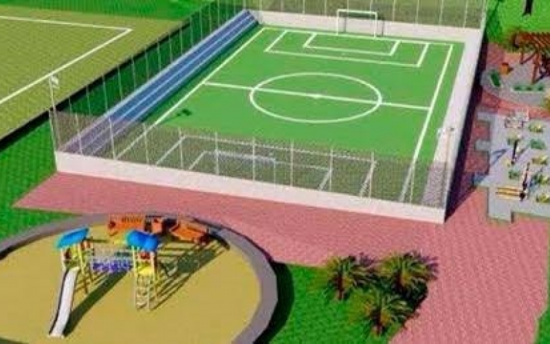 Obras do Meu Campinho no Santa Luzia seguem em ritmo acelerado