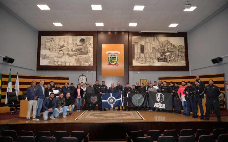 No Dia Nacional da Guarda Municipal, corporação de Quatro Barras é homenageada