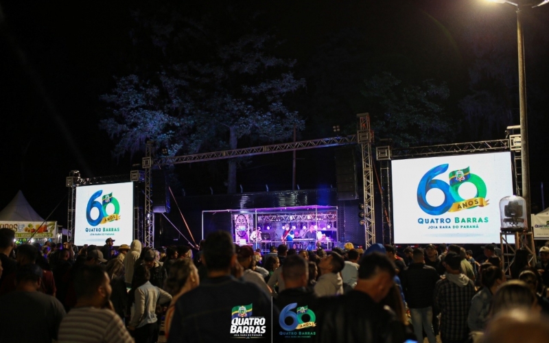 Quatro Barras festeja o sexagenário com programação especial neste 9 de novembro