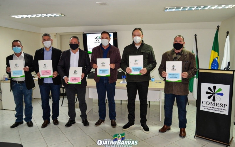 Quatro Barras firma contrato para operacionalizar o SAMU 192
