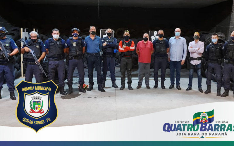 Agentes da Guarda Municipal participam de habilitação para uso de pistolas semi-automáticas