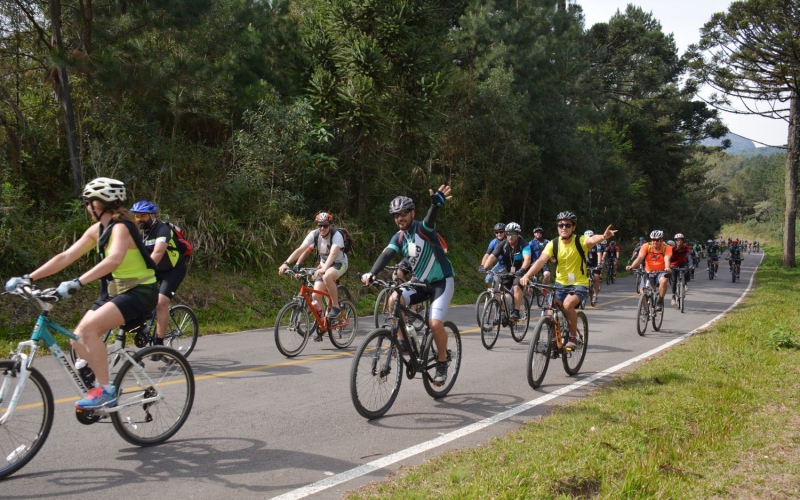 Quatro Barras terá Pedalada e Caminhada em circuitos turísticos