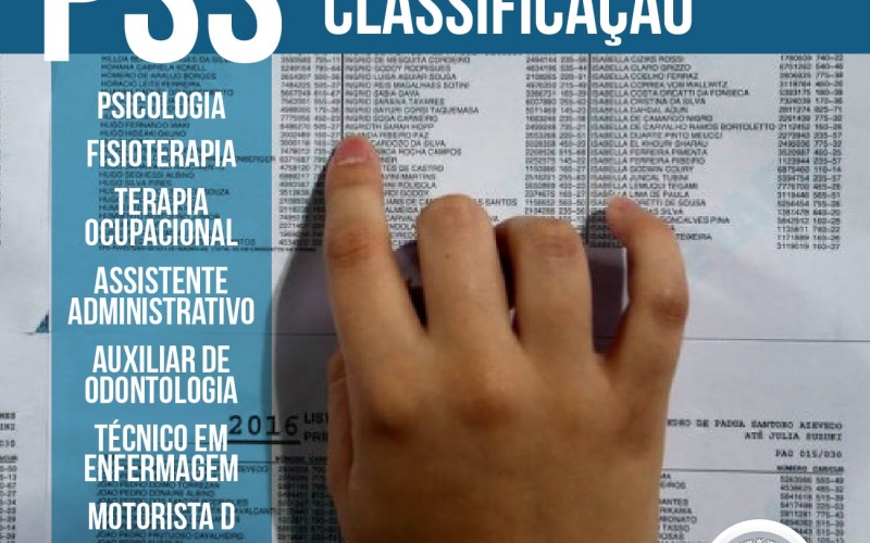 Divulgada a classificação provisória do PSS