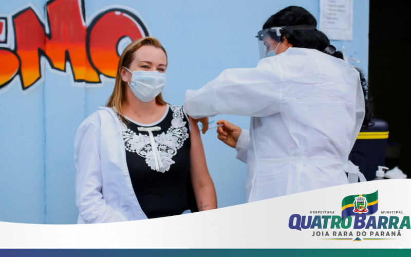 Quatro Barras abre vacinação contra a Covid-19