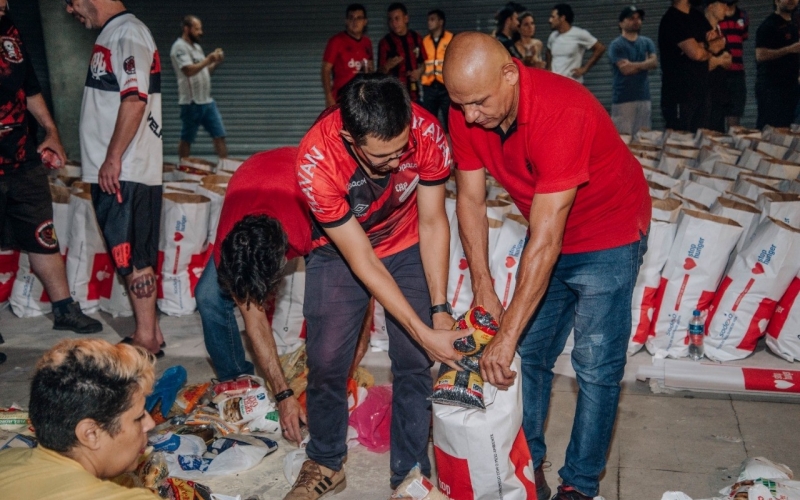 Solidariedade: Fundação Club Athletico Paranaense destina duas toneladas de alimentos à Prefeitura de Quatro Barras